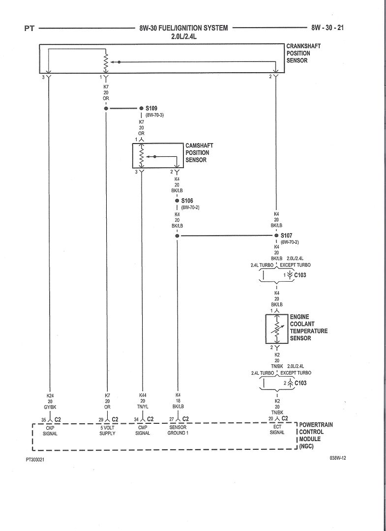 [DIAGRAM] Pt Cruiser Camshaft Position Sensor Wiring Diagram